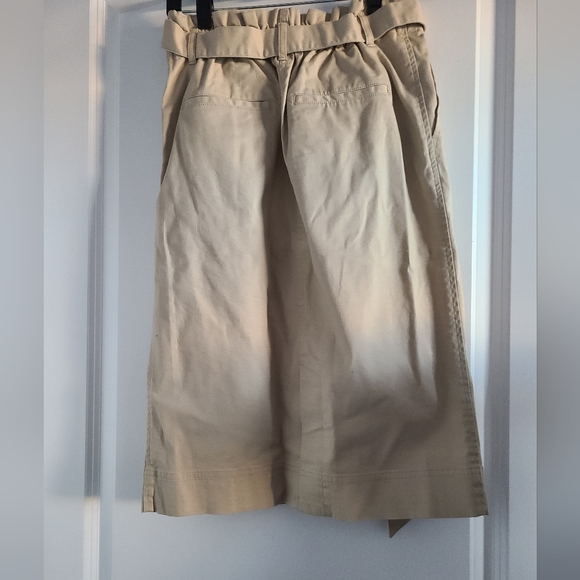 Beige Midi Skirt with Belt Uniqlo Womens Size Small - Picture 5 of 8
